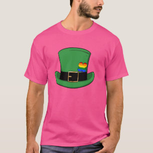 Camiseta LGBTQ Orgullosa Bandera Lesbiana Gay St Patricks D
