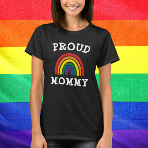 Camiseta LGBTQ Orgullosa Mommy Gay Pride el Día de la Madre