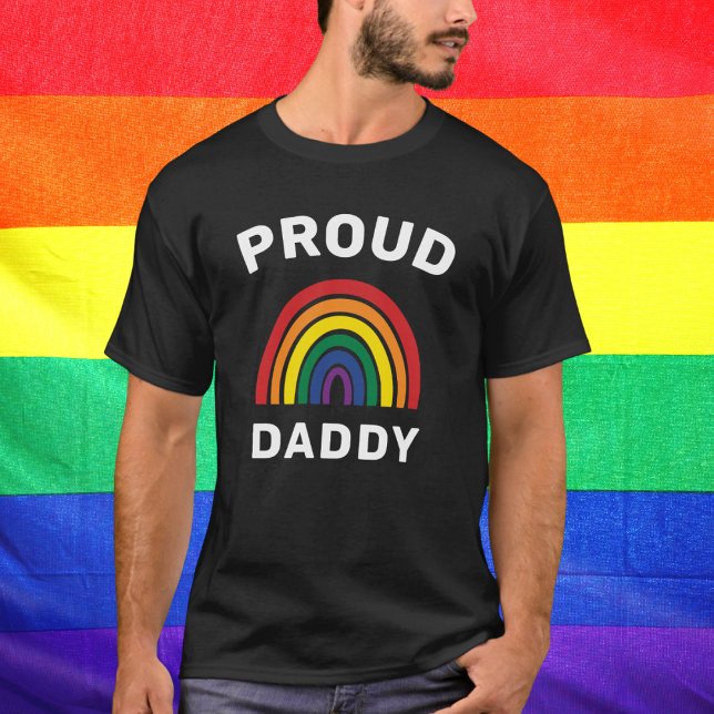 Camiseta LGBTQ Orgulloso papá Gay Orgullo del Día del Padre (Subido por el creador)
