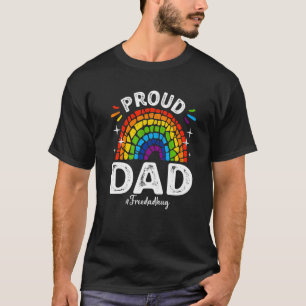 Camiseta Lgbtq Orgulloso Papá Orgullo Gay Arcoiris Padre Al