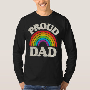 Camiseta Lgbtq Orgulloso Papá Orgullo Gay Lgbt Aliado Padre
