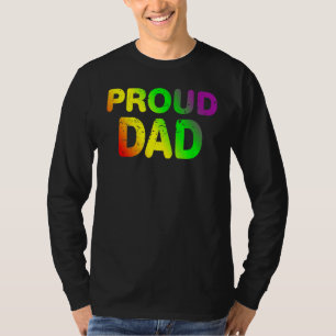 Camiseta Lgbtq Orgulloso Papá Orgullo Gay Lgbt Aliado Padre