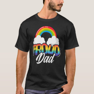 Camiseta Lgbtq Orgulloso Papá Orgullo Gay Lgbt Aliado Padre