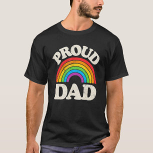 Camiseta Lgbtq Orgulloso Papá Orgullo Gay Lgbt Aliado Padre