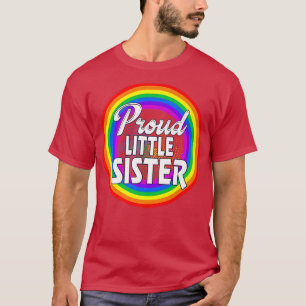 Camiseta Lgbtq Orgulloso Pequeña Hermana Orgullo Gay Lgbt A