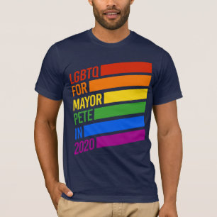 Camiseta LGBTQ Para el Alcalde Pete 2020