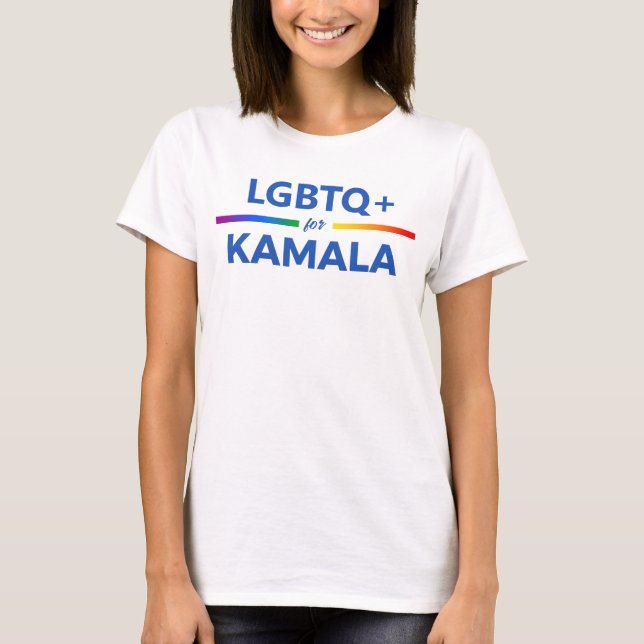Camiseta LGBTQ para Kamala Harris (Anverso)