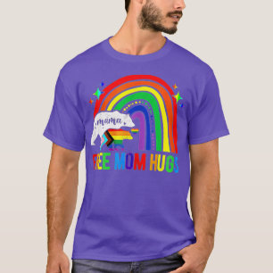 Camiseta LGBTQ Pride Mama Bear Free Mom Hugs  - 1 