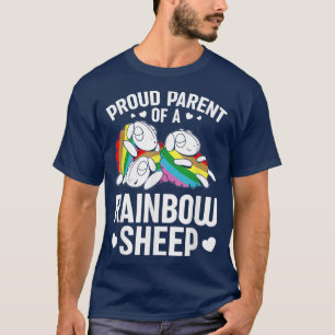 Camiseta LGBTQ Pride Parate Proud Parent Of A Rainbow Sheep