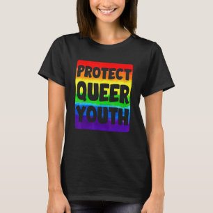 Camiseta Lgbtq Protege el Orgullo Gay Juvenil Queer Mes Arc