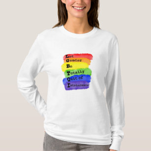 Camiseta LGBTQ - Que el género esté libre de intolerancia