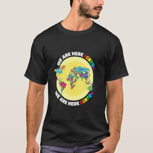 Camiseta Lgbtq+ Respekt Tarjeta Humana Equivalente Lgbt Tie (Anverso)