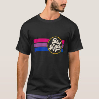 Camiseta LGBTQ Sé amable orgullo bisexual aliado LGBT bisex