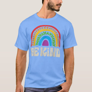 Camiseta LGBTQ Sé amable orgullo gay, bandera arcoiris de a