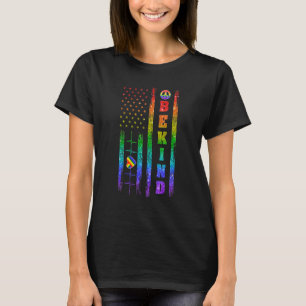 Camiseta Lgbtq Sea Kind Gay Pride Lgbt Derechos Rainbow Ame