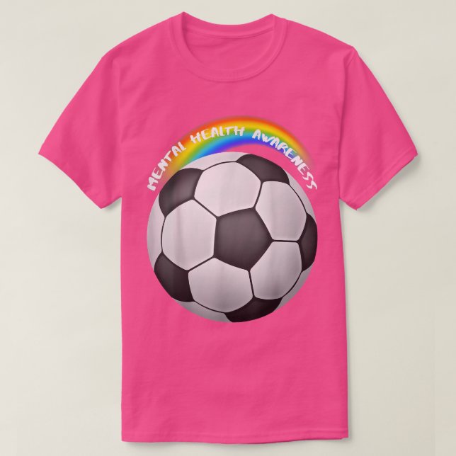 Camiseta Lgbtq Soccer Pride Concienciación sobre la Salud M (Diseño del anverso)