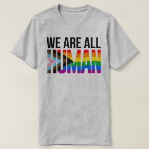 Camiseta LGBTQ Todos somos humanos
