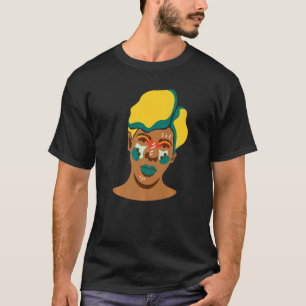 Camiseta Lgbtq+, un género no binario colorido