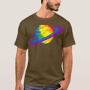 Camiseta LGBTQIA Gay Saturno Orgullo Mes Arcoiris Queer LGB