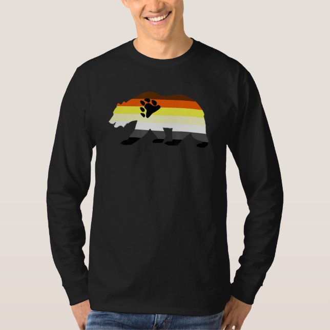 Camiseta Lgbtqia+ Orgullo Gay Ibb Orgullo Bandera De Oso Ga (Anverso)