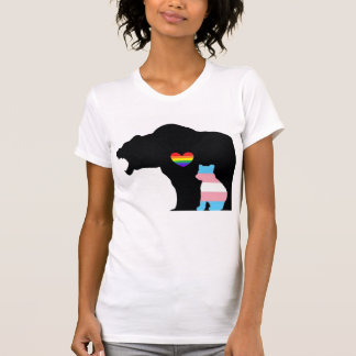 Camiseta LGBTQUIA+ Oso que protege el oso del transporte