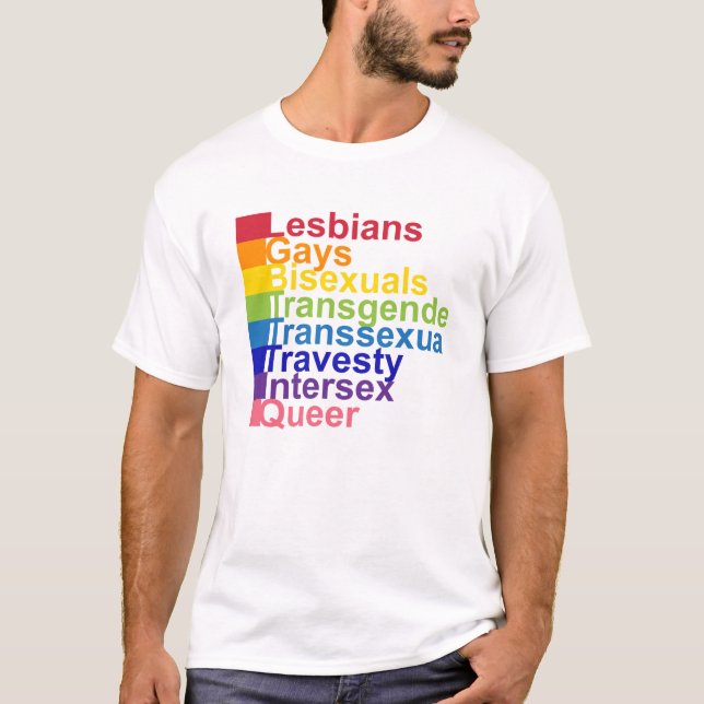CAMISETA LGBTTIQ (Anverso)
