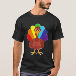 Camiseta LGTB Gay Turkey Orgullo Ropa Arcoiris Gracias