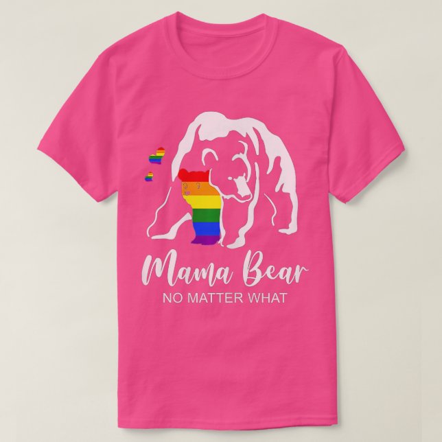 Camiseta LGTB Mamá osa Orgullo Gay Derechos Igualitarios Gi (Diseño del anverso)