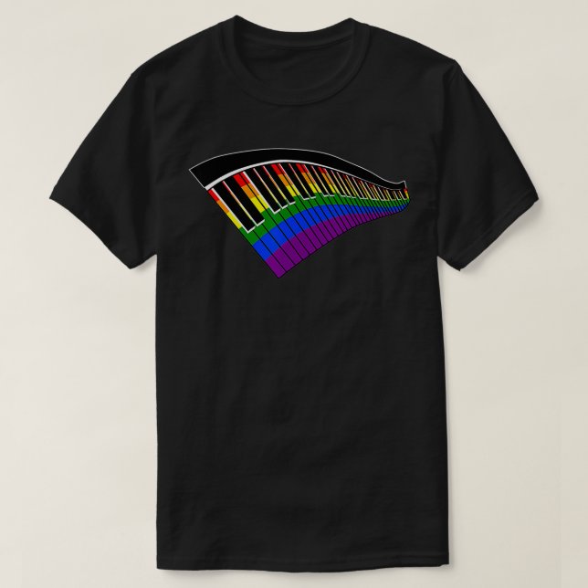 Camiseta LGTB Regalos Gay Lesbiana Orgullo Música Amantes d (Diseño del anverso)