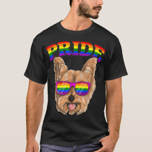 Camiseta LGTB Yorkshire Terrier Yorkie Dog Gay Prige Rainbo