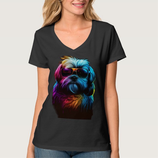 Camiseta Lhasa Apso Dogs Lhasa Apsos 2 (Anverso)