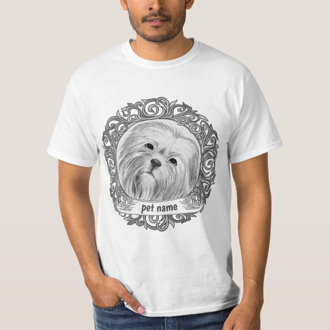 Camiseta Lhasa Apso Love Memory (Anverso)