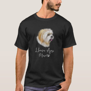 Camiseta Lhasa Apso Mom Cute Puppy Dueño De Perro Lhasa Aps