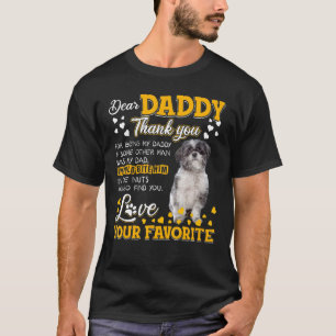 Camiseta Lhasa Apso Querido Papi Gracias Por Ser Mi Papi