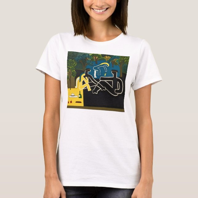 Camiseta L'herbe del sur del Dejeuner (Anverso)