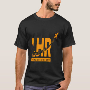 Camiseta LHR london hettle aeropuerto mejor del mundo