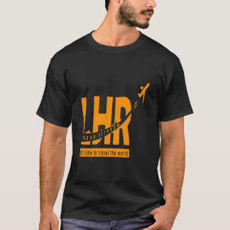 Camiseta LHR london hettle aeropuerto mejor del mundo