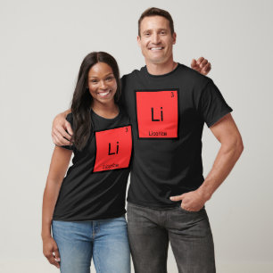 Camiseta Li - Licorice Funny Elemento Químico Símbolo Tee