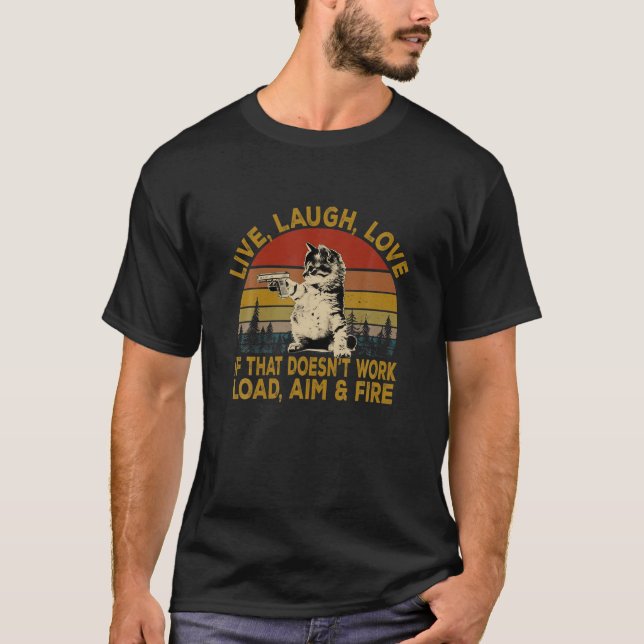 Camiseta Lía en vivo Amor si eso no funciona Carga Incendio (Anverso)