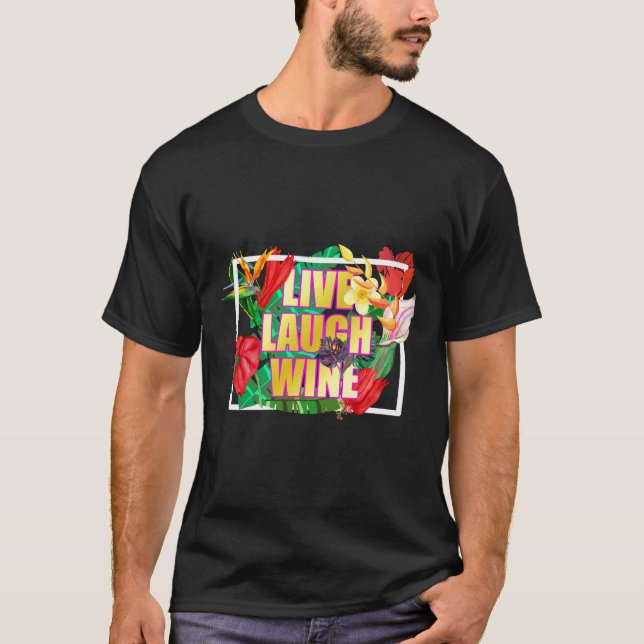 Camiseta Lía Viva De Vino Para Las Mujeres Que Aman El Vino (Anverso)