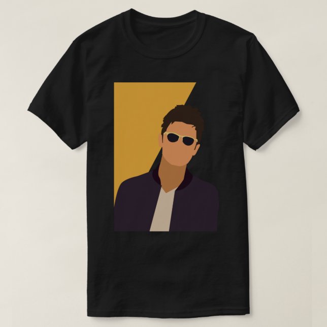 Camiseta Liam Gallagher Art - Oasis Pegatina (Diseño del anverso)
