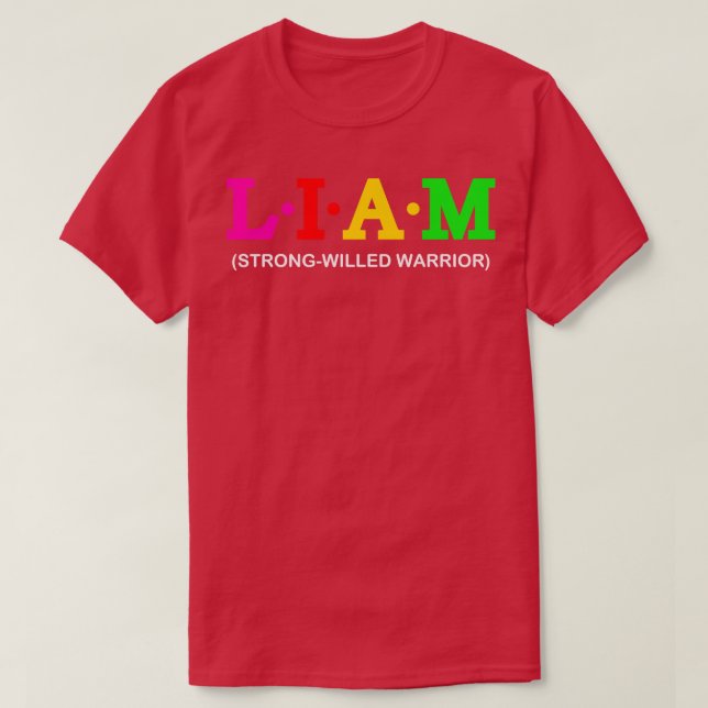Camiseta Liam Strongwilled Warrior (Diseño del anverso)