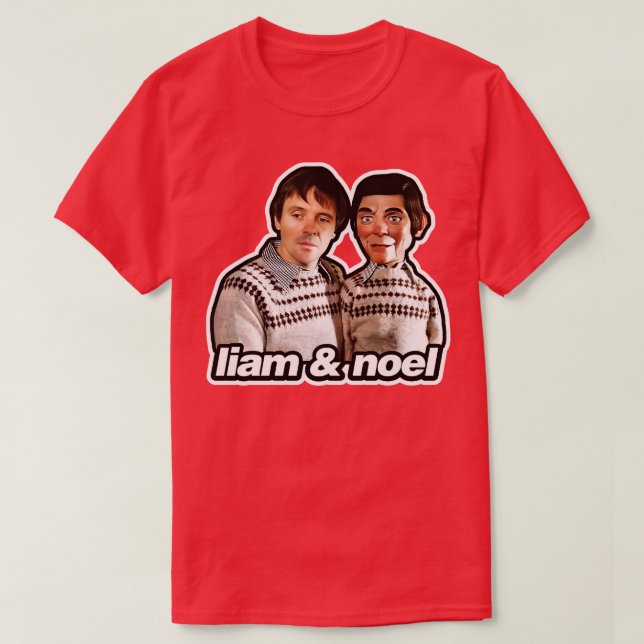 Camiseta Liam y Noel Magic (Diseño del anverso)