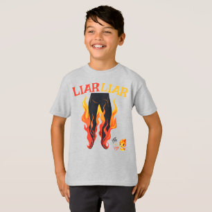 Camiseta Liar, Liar, Pant está en llamas
