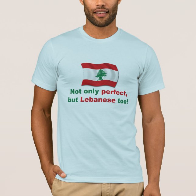 Camiseta Libanés perfecto (Anverso)