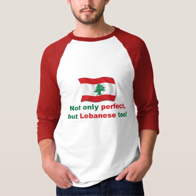 Camiseta Libanés perfecto (Anverso)