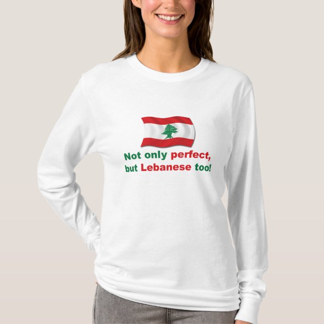 Camiseta Libanés perfecto (Anverso)