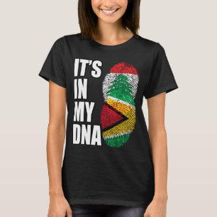 Camiseta Libaneses Y Guyaneses Mezclan Bandera Del Patrimon