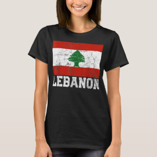 Camiseta Líbano Bandera Libanesa Familia Orgullo País V