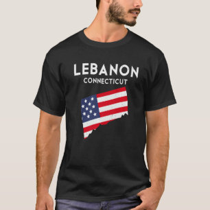 Camiseta Líbano Connecticut EE.UU. EE.UU. EE.UU. - Consigna
